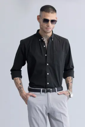 Timeless Tailored Black Shirt