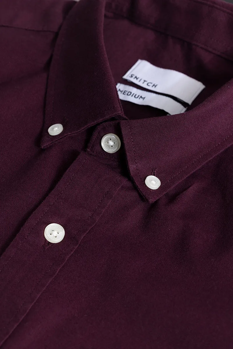 Timeless Tailored Maroon Shirt