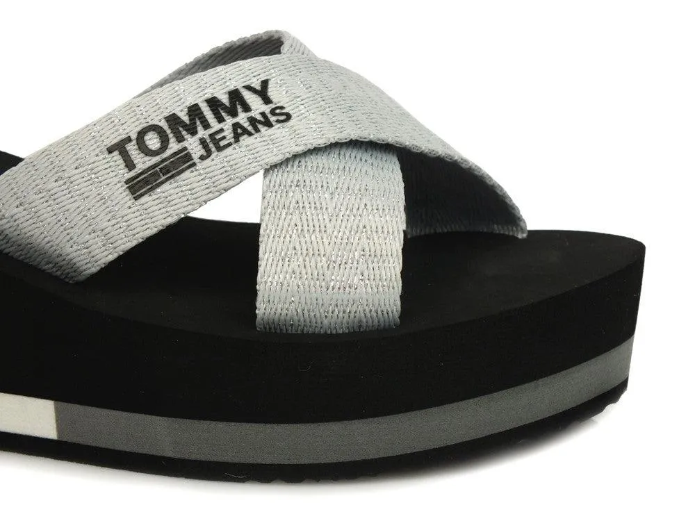 TOMMY H. Sporty Mid Beach Silver EN0EN00068