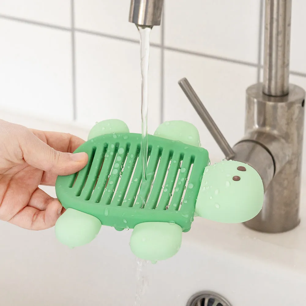 Turtle Silicone Soap dishes Holders bathroom bar stylish practical Gifts