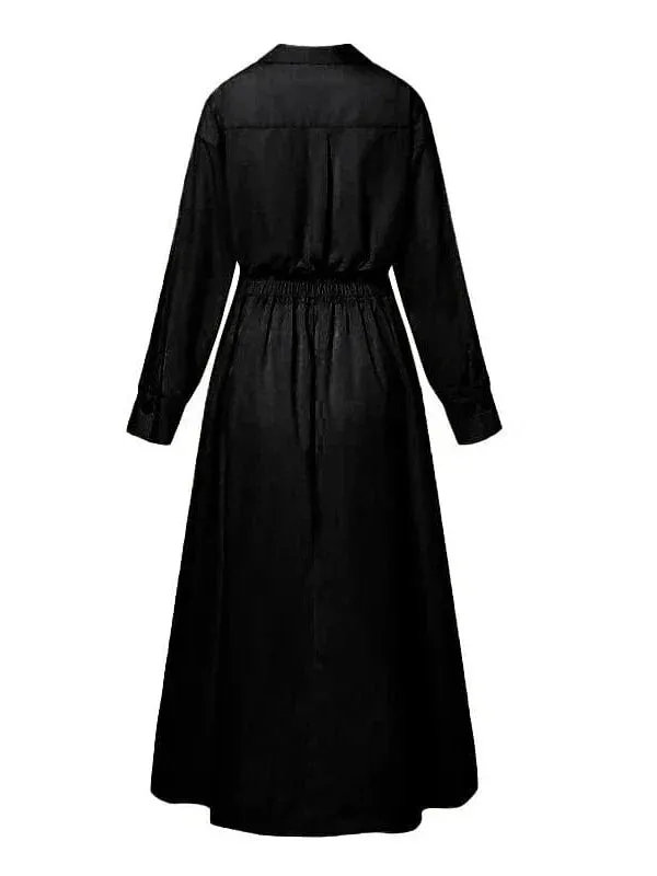 Versatile and Stylish Women's Swing Maxi Shirt Dress