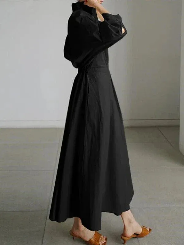 Versatile and Stylish Women's Swing Maxi Shirt Dress