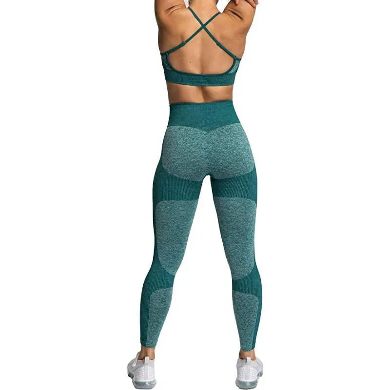 Vivian Seamless Tight Workout Set