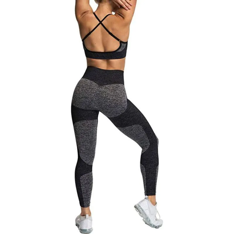 Vivian Seamless Tight Workout Set