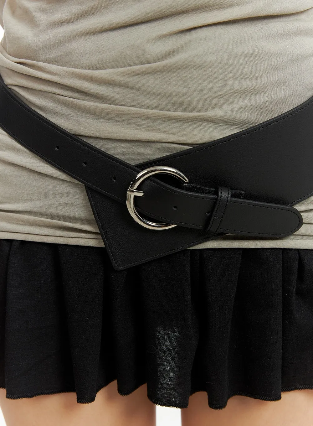 Wide Stylish Leather Belt CM425