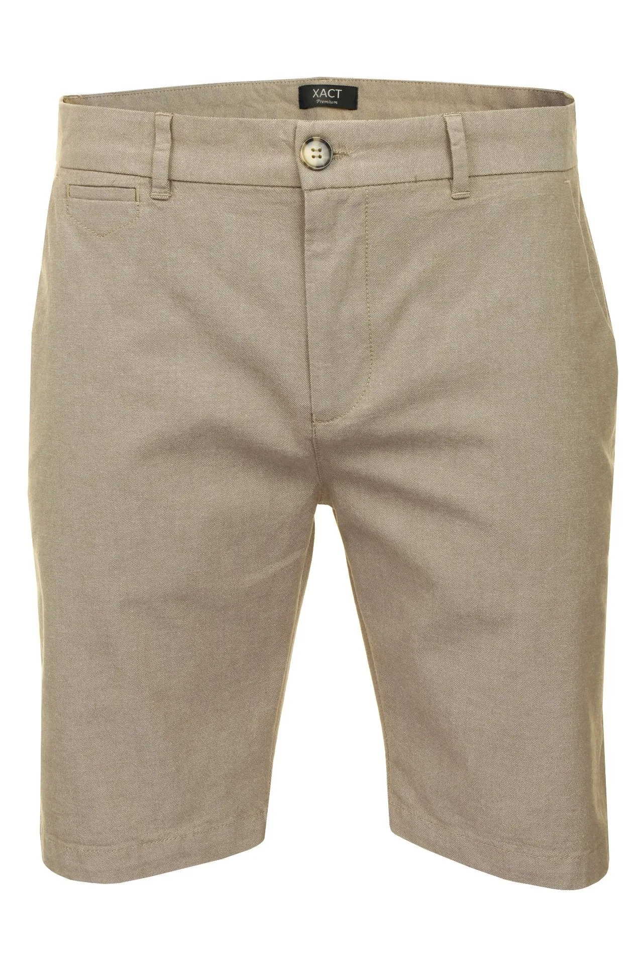 Xact Men's Premium Tailored Oxford Chino Shorts