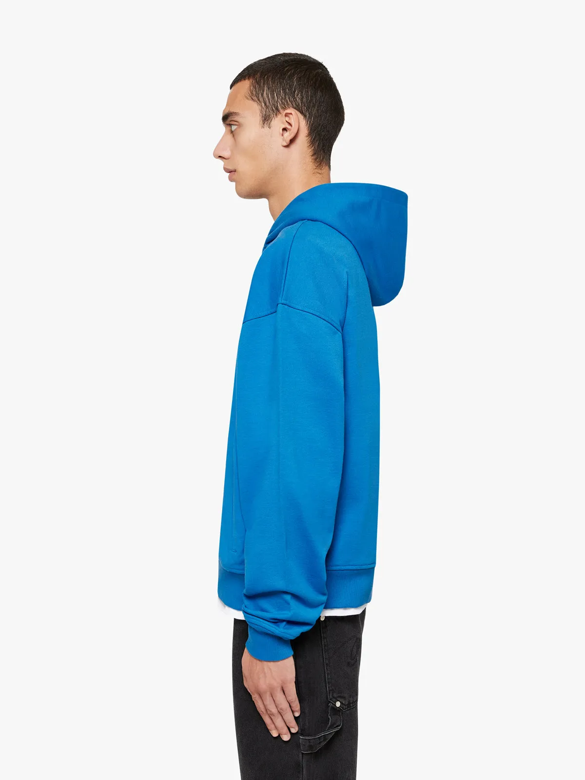 ZIP HOODIE 'THE VISION STAYS' - BLUE