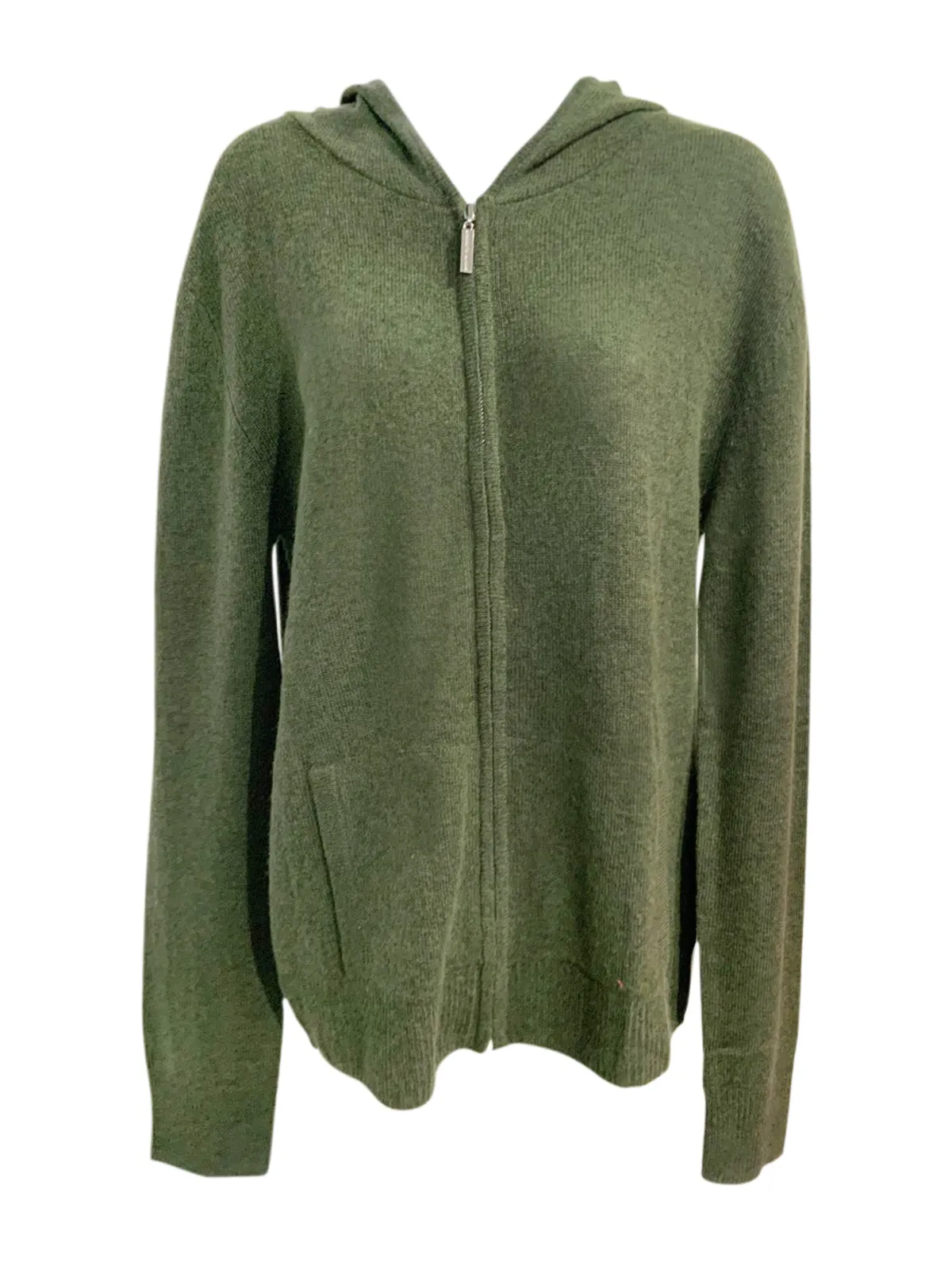 Zippy Cashmere Hoodie Avocado